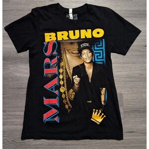Bruno Mars Vintage 2000s The 24K Magic World Tour T-shirt Size Small